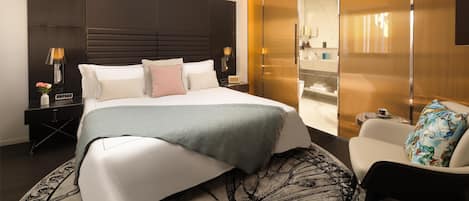 高級寝具、セーフティボックス (室内)、客室ごとに異なる装飾、客室ごとに異なるインテリア