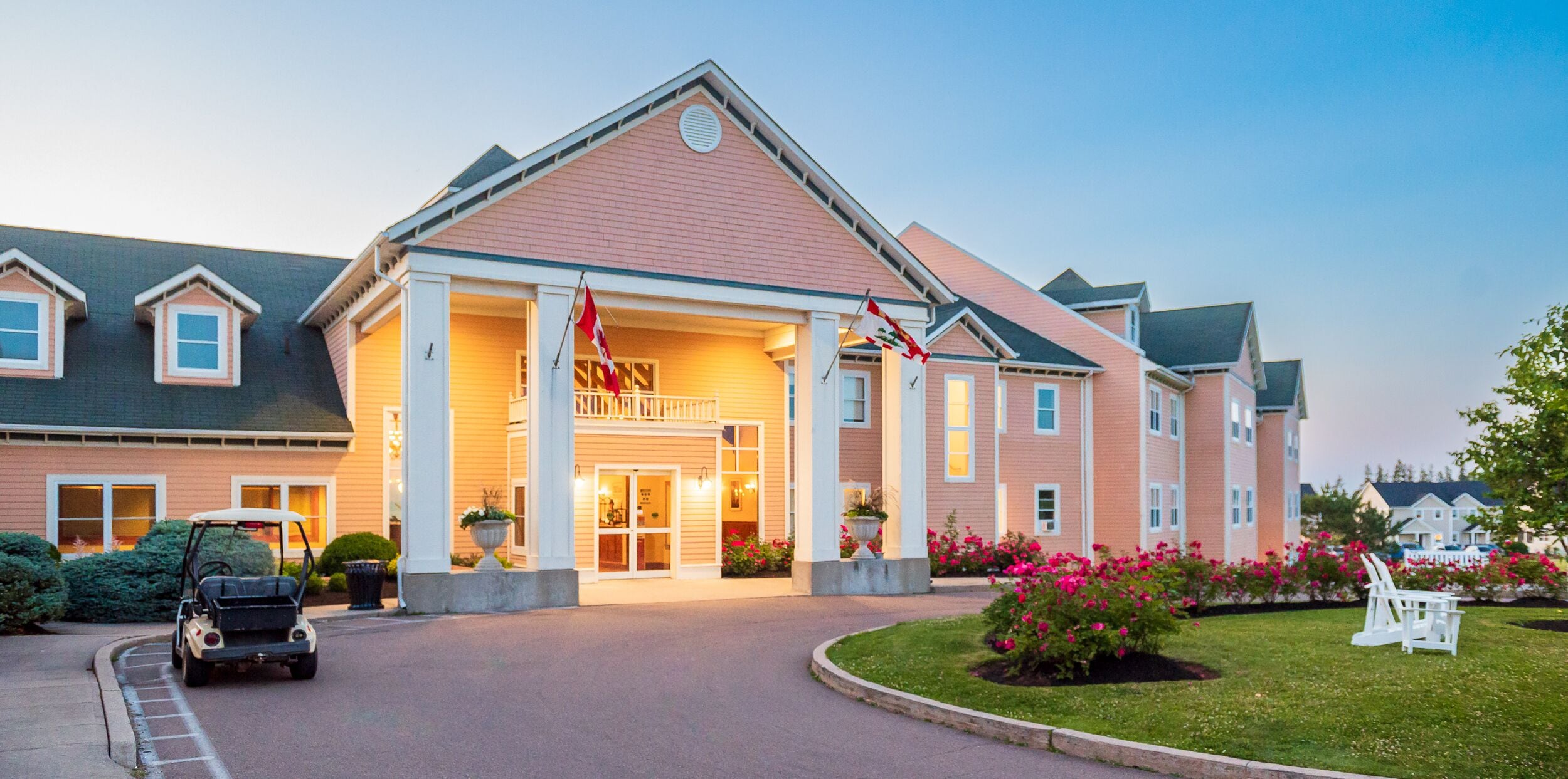 front of property – evening/night