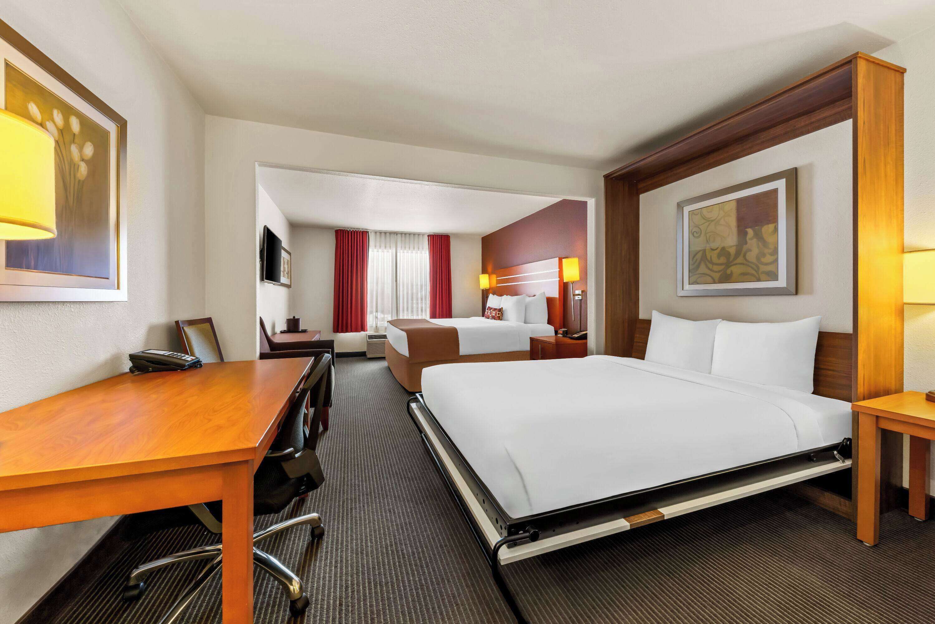 pillow-top beds, in-room safe, desk, laptop workspace