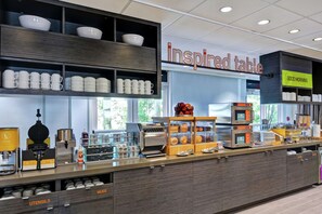 Free daily self-service breakfast 