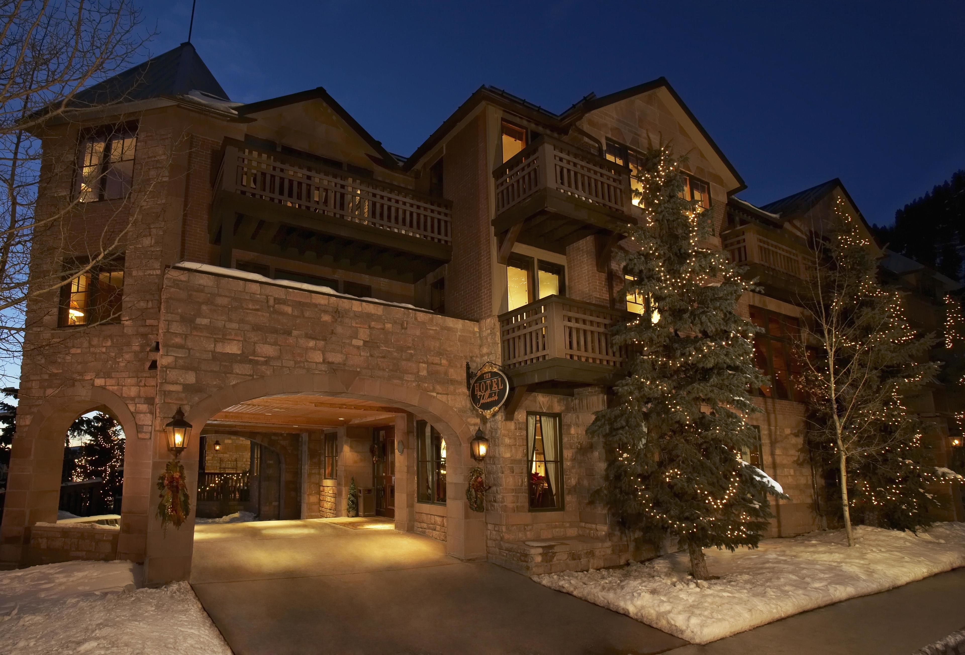 front of property – evening/night