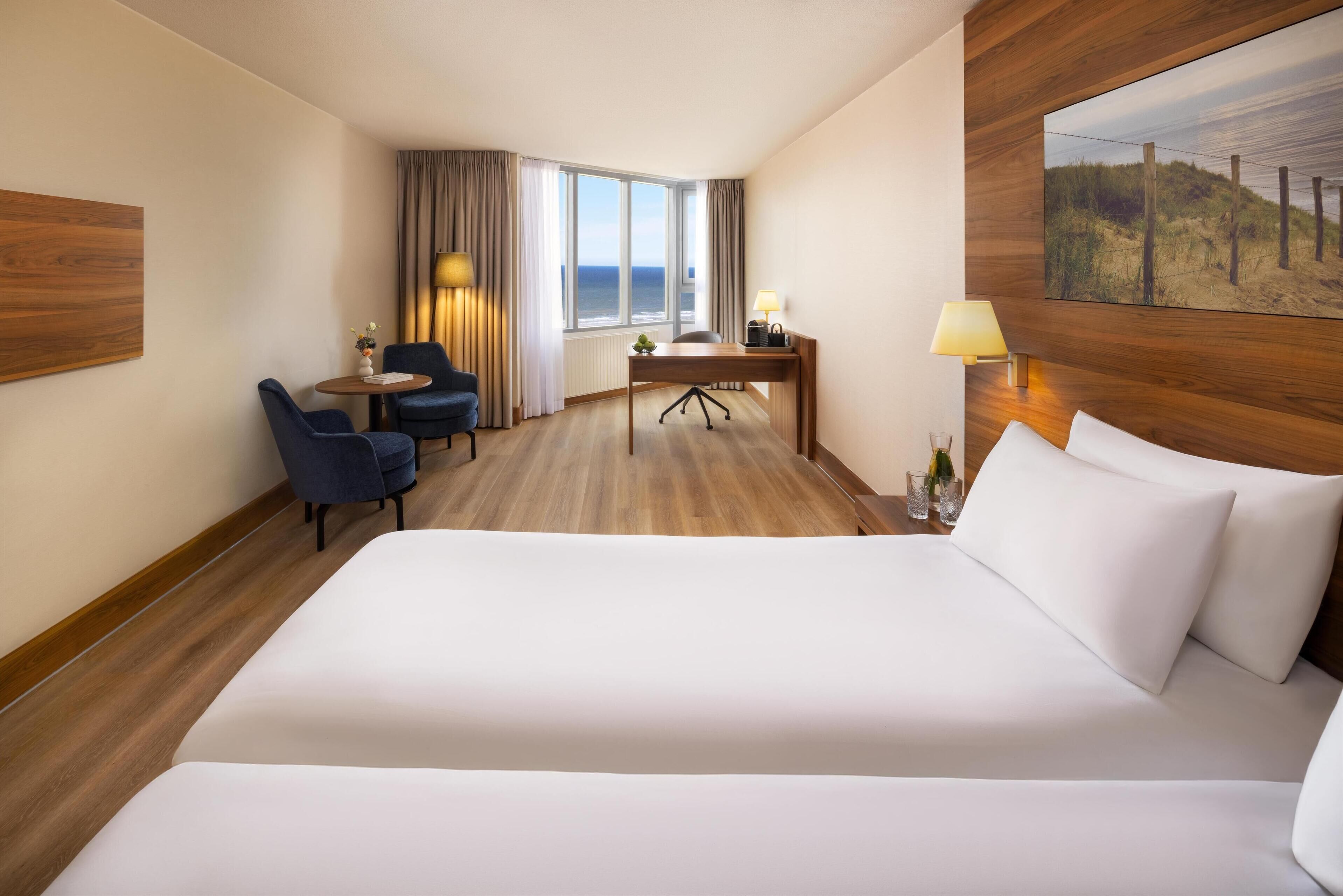 Minibar, in-room safe, desk, blackout curtains