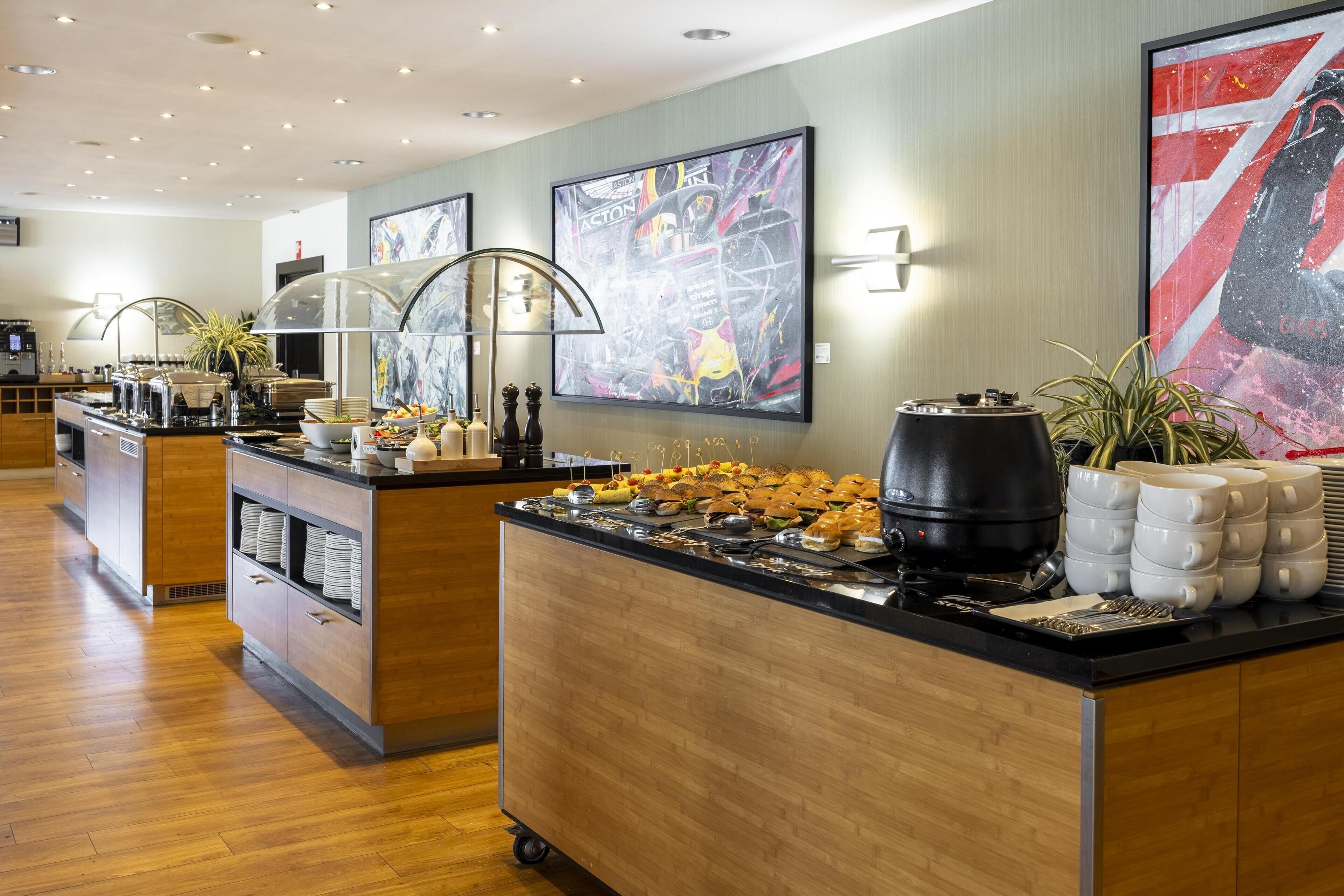 Daily buffet breakfast for a fee