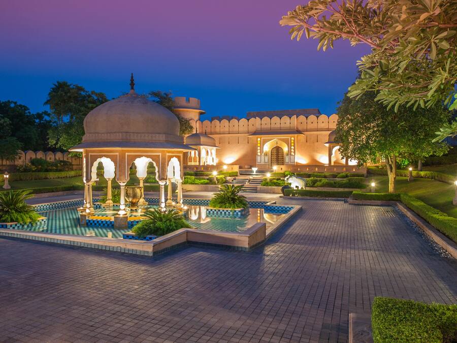 Front of property – evening/night