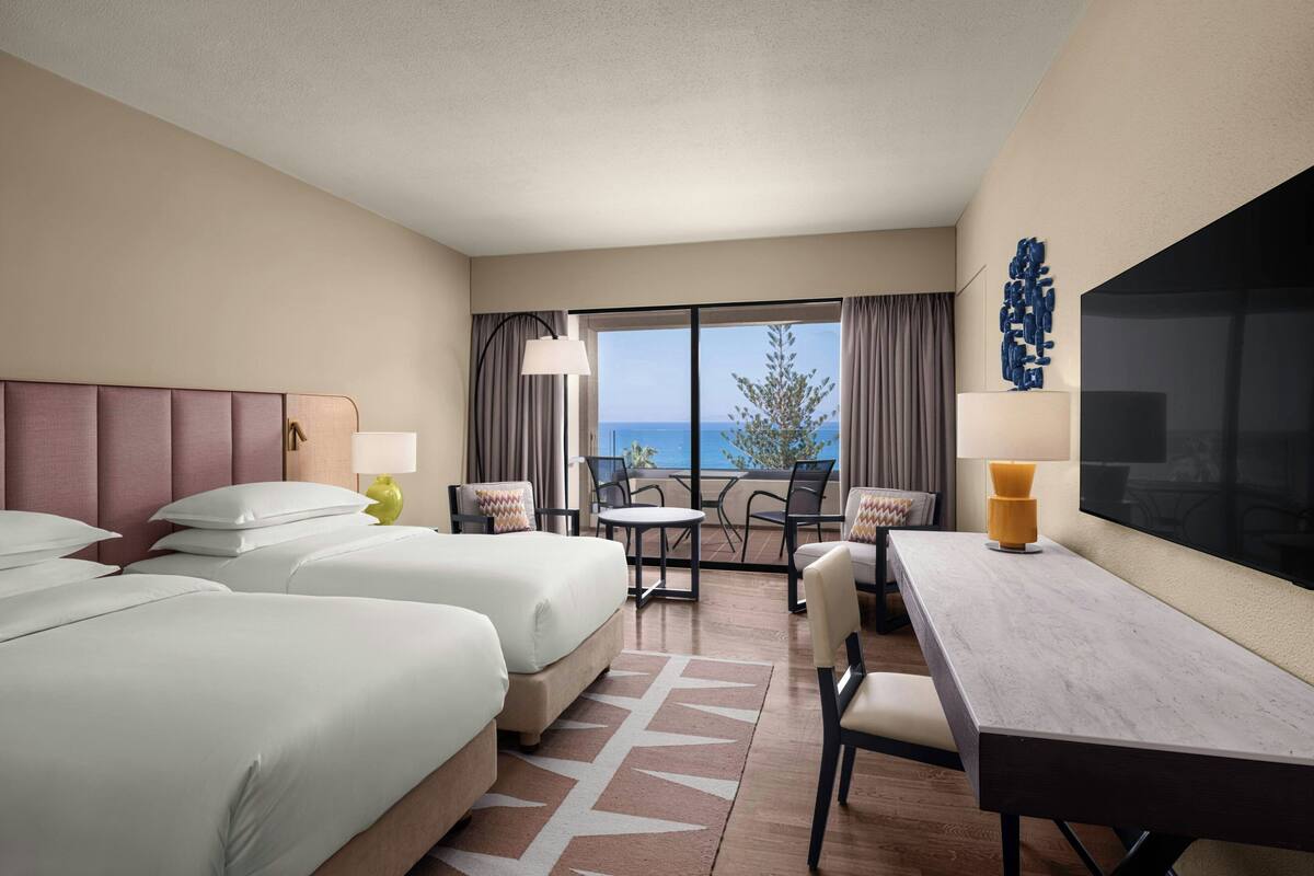 Premium Room, 2 Single Beds, Balcony, Sea View