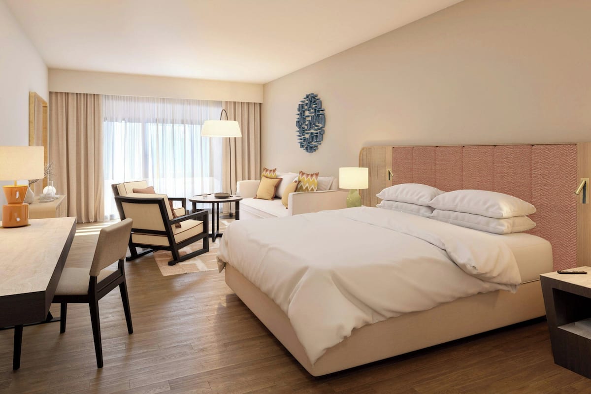 Family Room, 1 Double Bed, Balcony, Sea View | Premium bedding, memory-foam beds, minibar, in-room safe