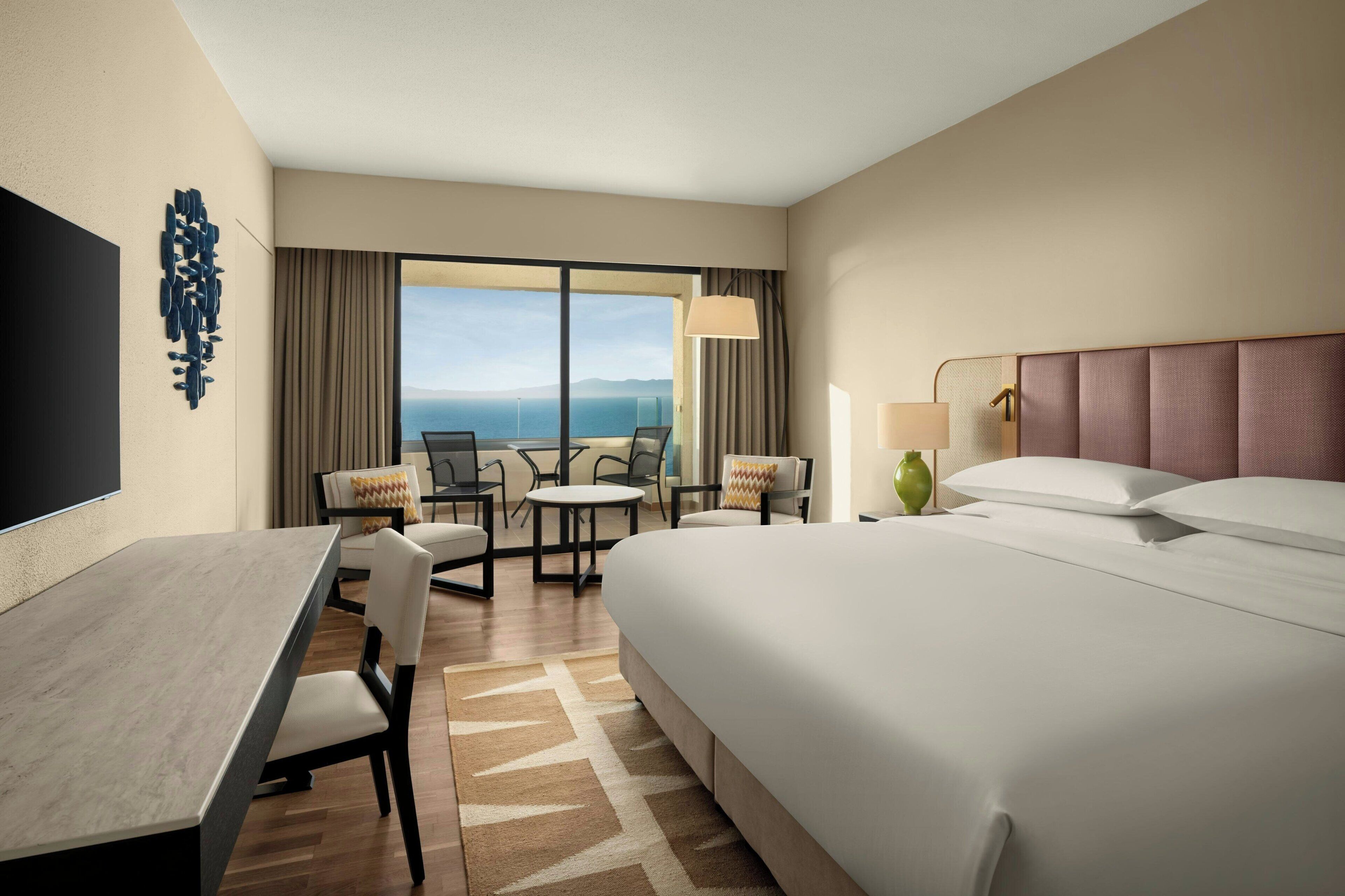 Panoramic Room, 1 King Bed, Balcony, Sea View | Premium bedding, memory foam beds, minibar, in-room safe