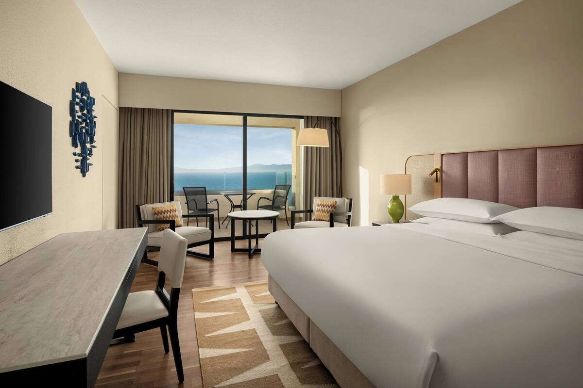 Panoramic Room, 1 King Bed, Balcony, Sea View