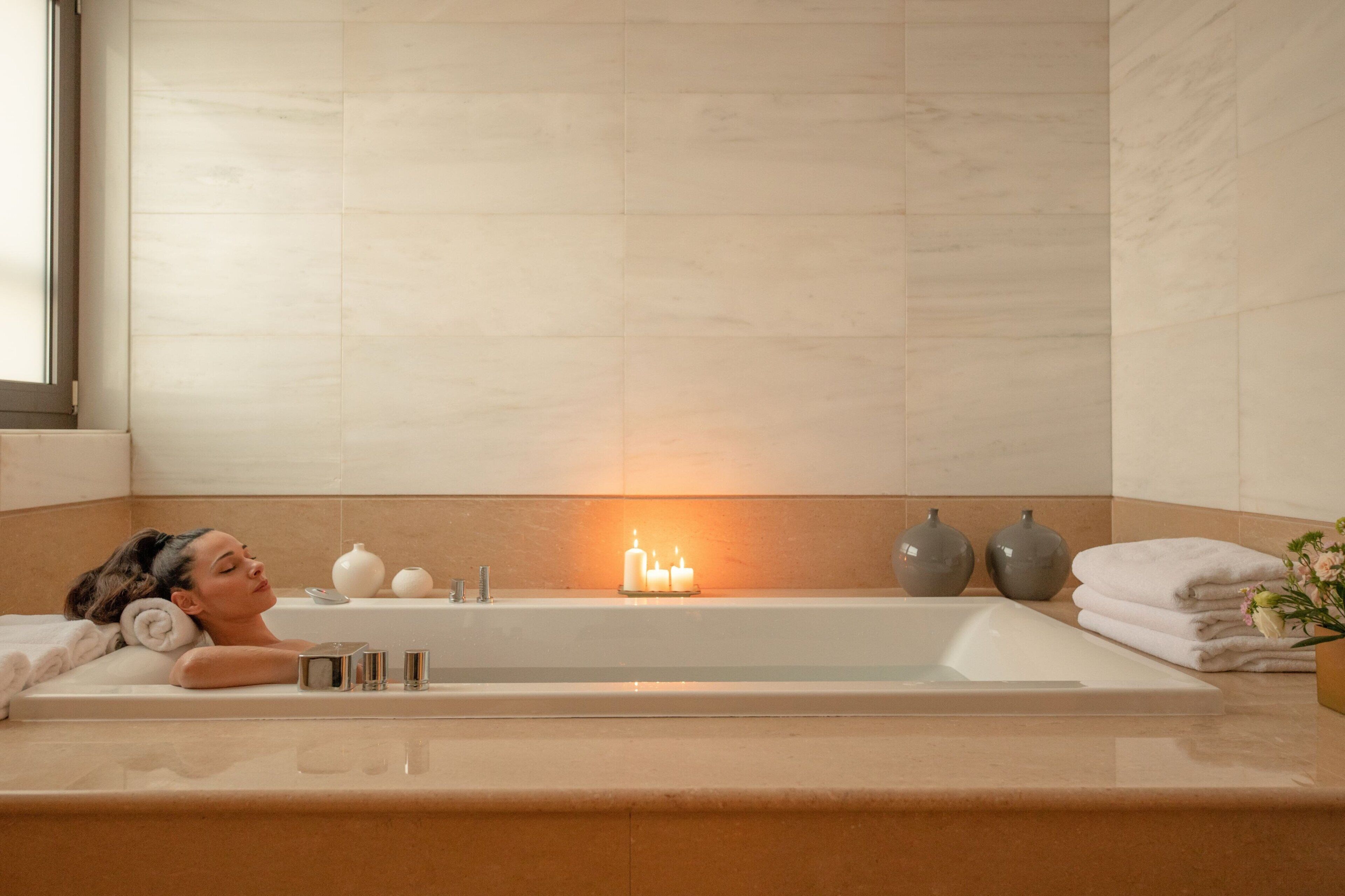 presidential suite, 2 bedrooms, balcony, sea view | bathroom | shower, free toiletries, hair dryer, bathrobes