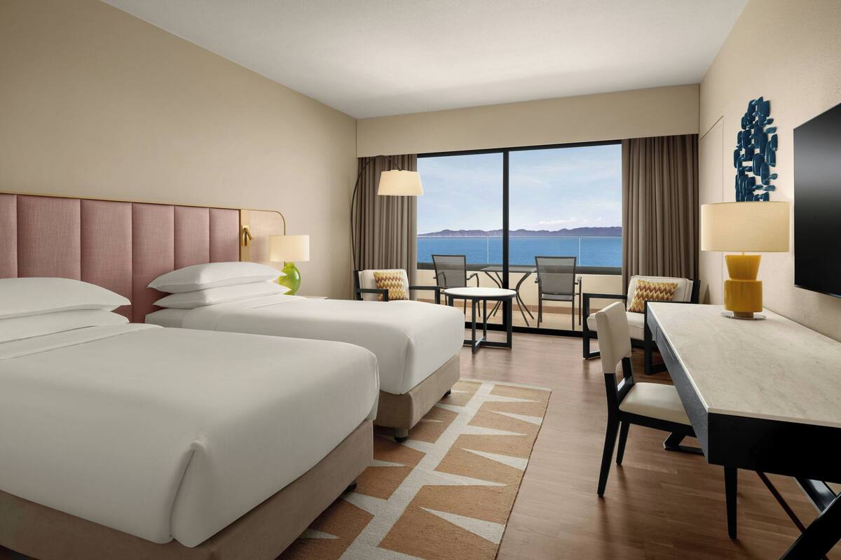 Panoramic Room, 2 Single Beds, Balcony, Sea View