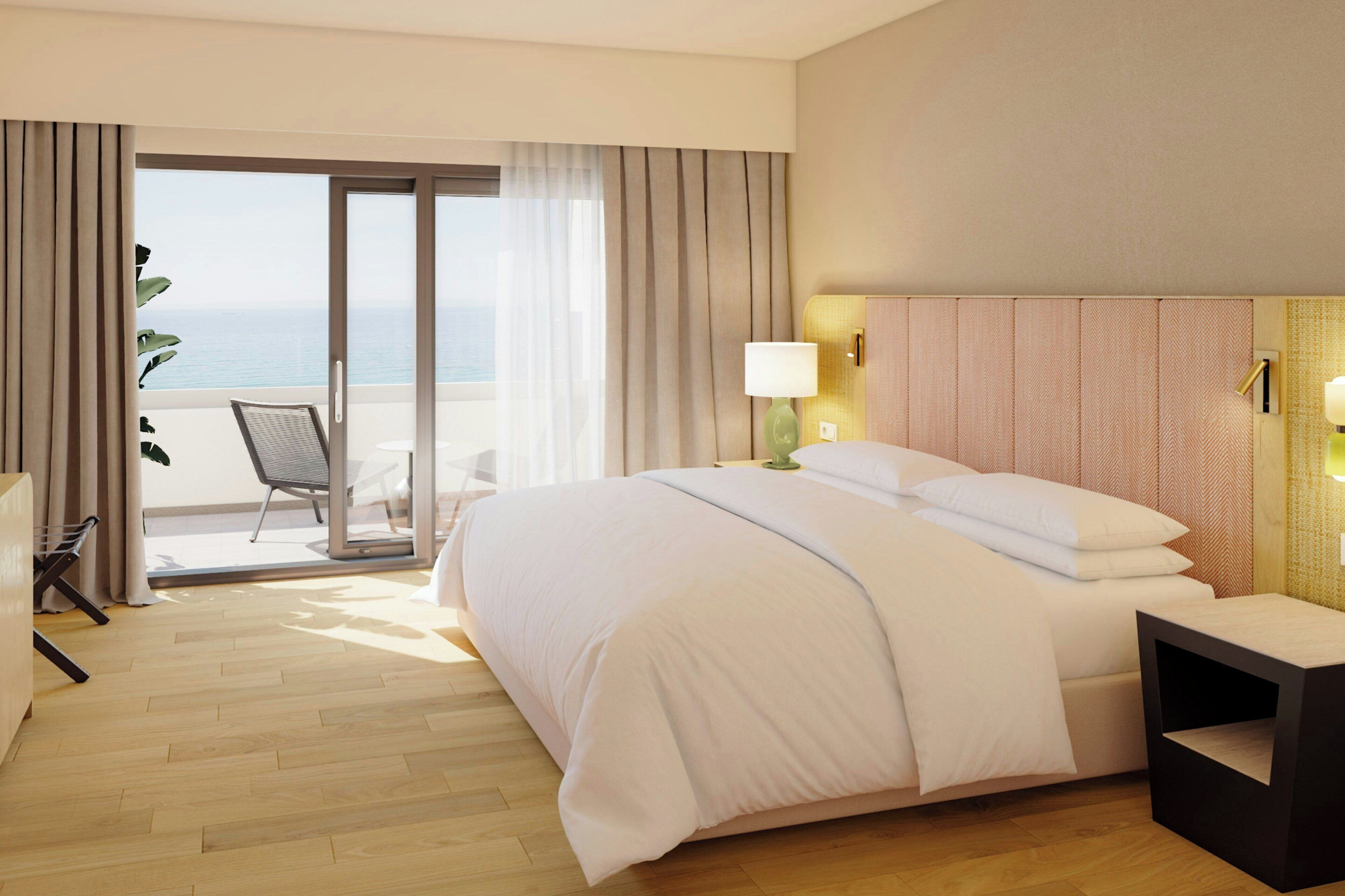 Premium bedding, memory-foam beds, minibar, in-room safe