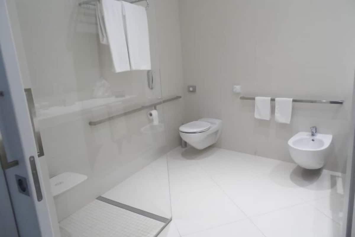 Bathroom | Combined shower/bathtub, free toiletries, hair dryer, bidet