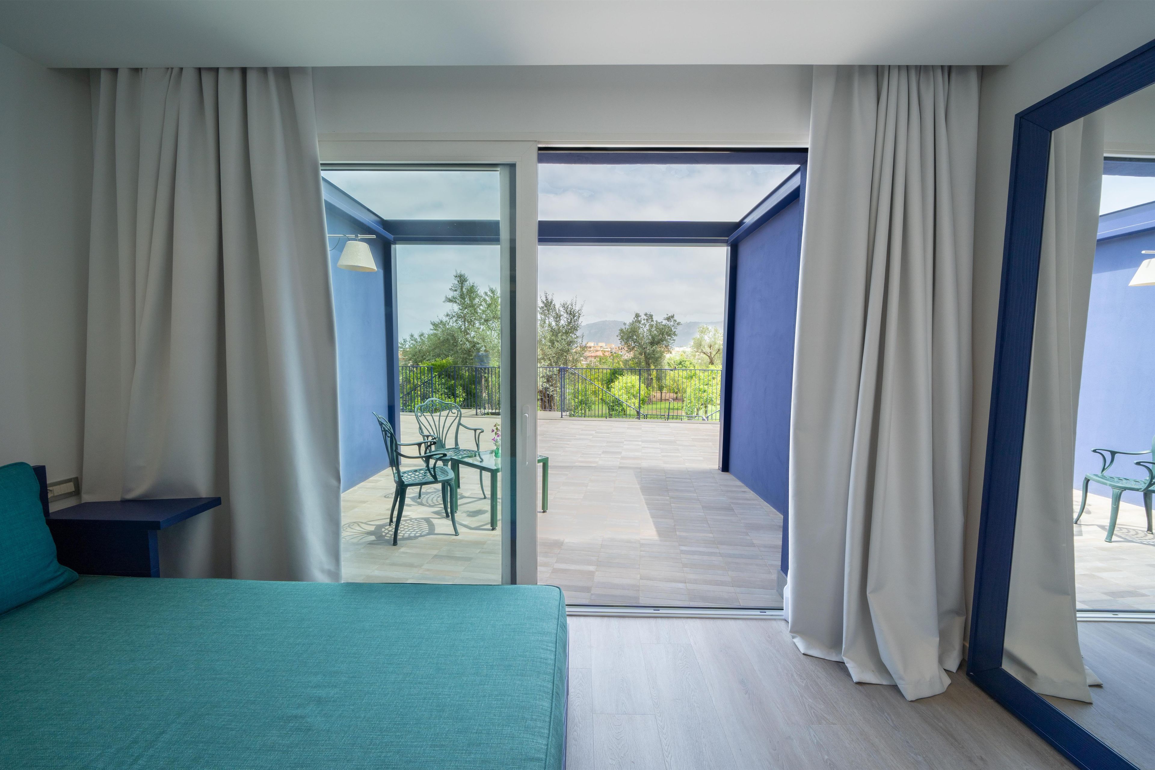 Uitzicht vanuit de kamer