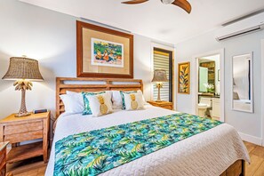 3 Bedroom Deluxe Ocean Front - Poipu Shores 302B | In-room safe, individually decorated, individually furnished
