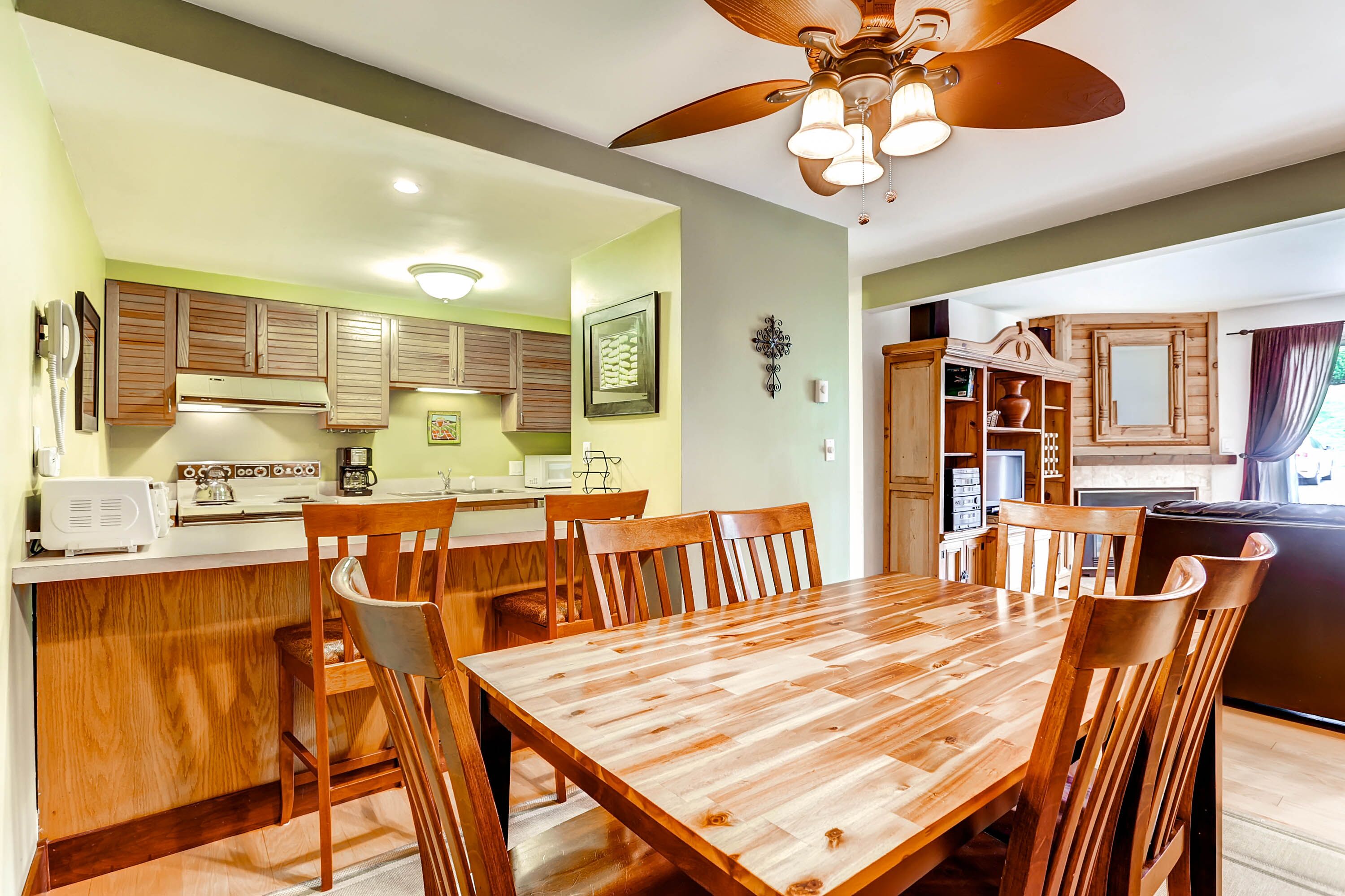 Condo, 2 Bedrooms (Deluxe) | Private kitchen | Full-sized fridge, microwave, coffee/tea maker, toaster