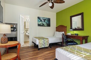 Standard Room, 2 Twin Beds | Desk, iron/ironing board, free WiFi, bed sheets - Pacific Marina Inn Airport Hotel (Honolulu)