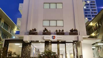 Front of property - evening/night