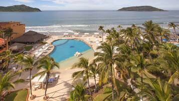 Suite - tekøkken - havudsigt | Udsigt fra værelset