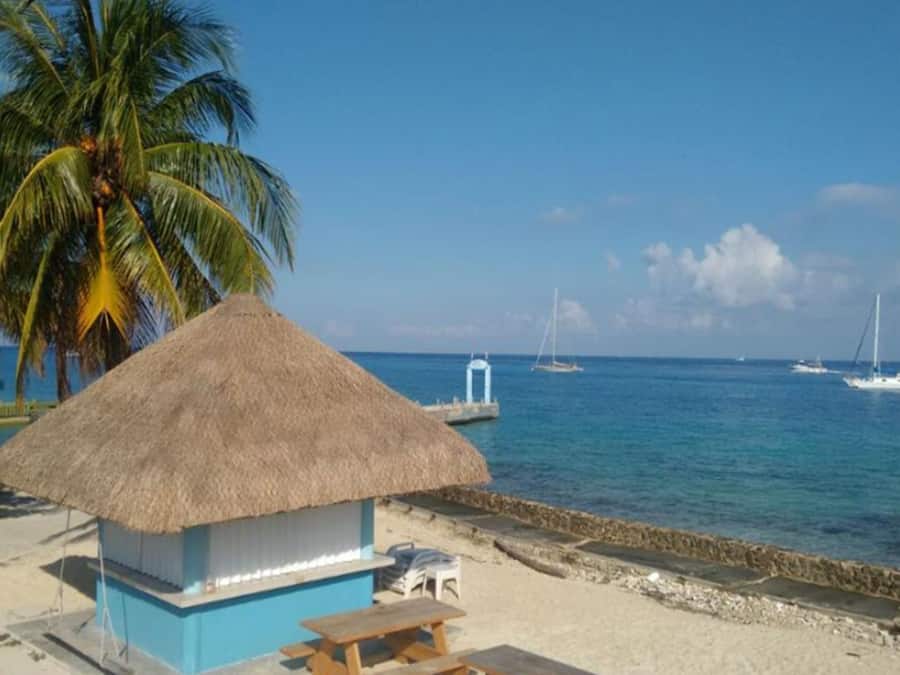 Private beach nearby