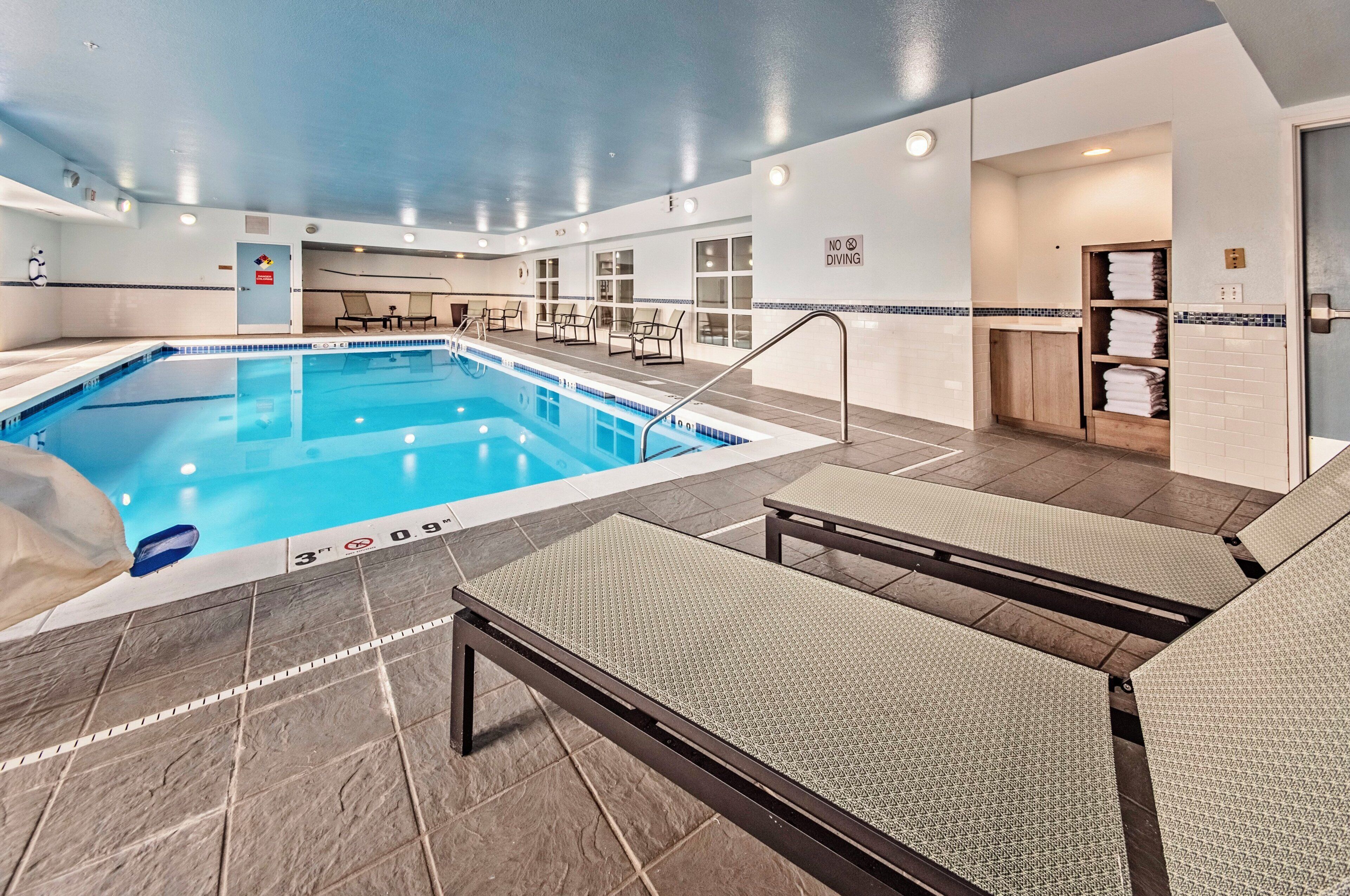 Una piscina techada