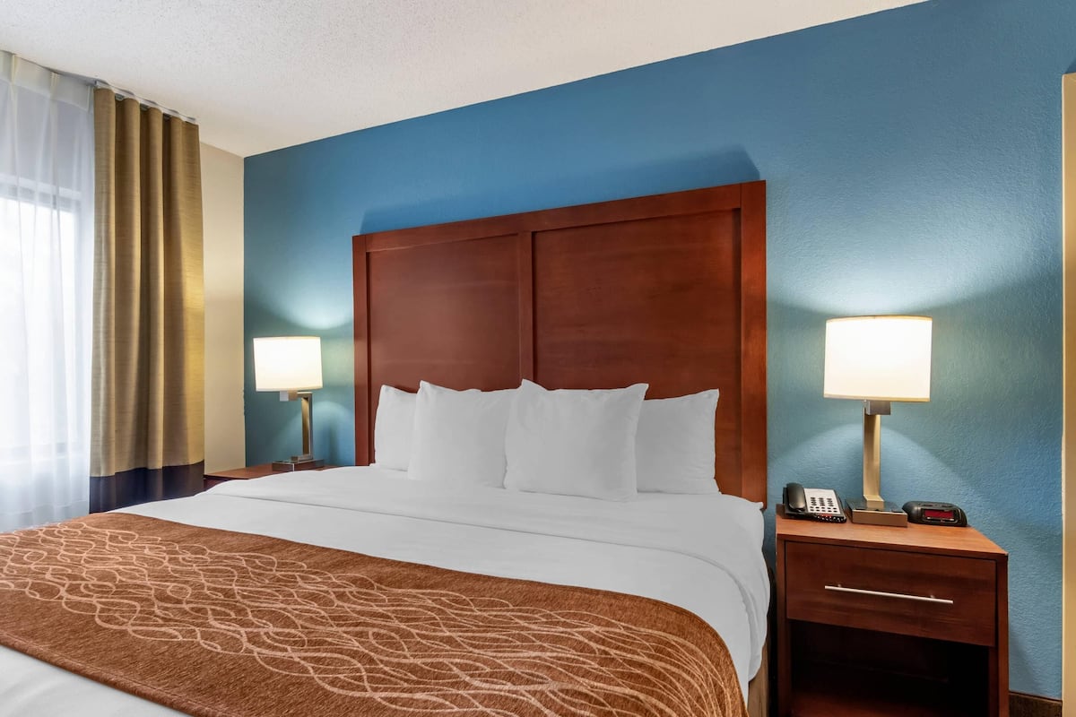 Suite, 1 King Bed, Non Smoking, Hot Tub | In-room safe, desk, iron/ironing board, cribs (free)