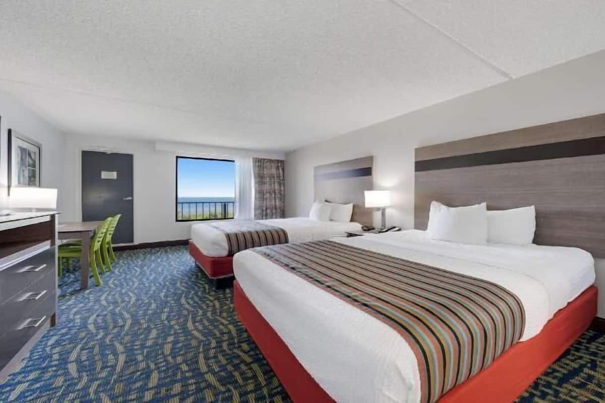 In-room safe, desk, laptop workspace, iron/ironing board