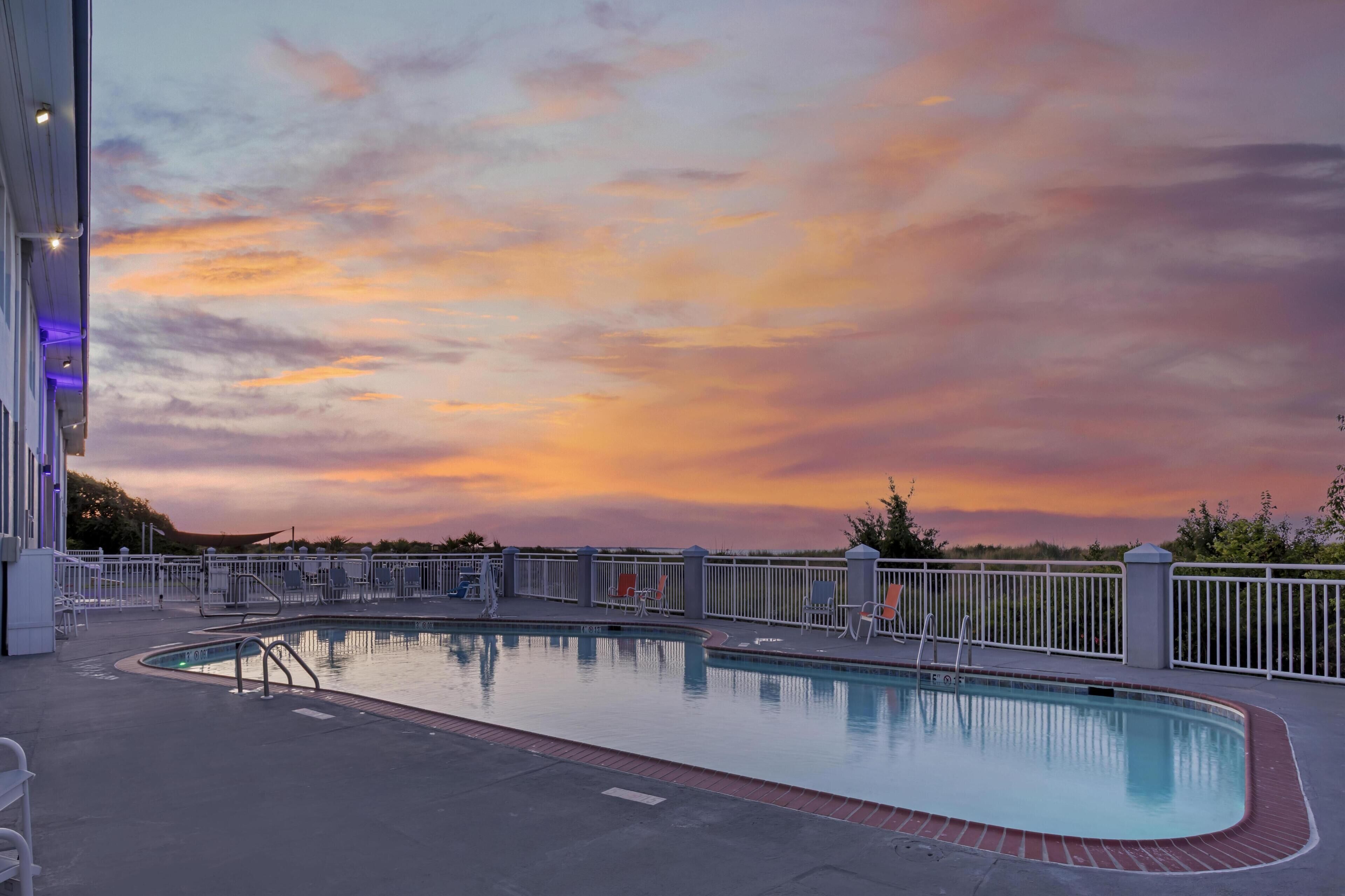 Seasonal outdoor pool