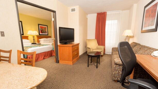 50-inch LCD TV with cable channels - McAllen Plaza Hotel & Suites (McAllen)