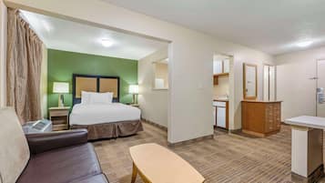 Chambre, 1 grand lit, accessible aux personnes à mobilité réduite, non-fumeur (Efficiency)