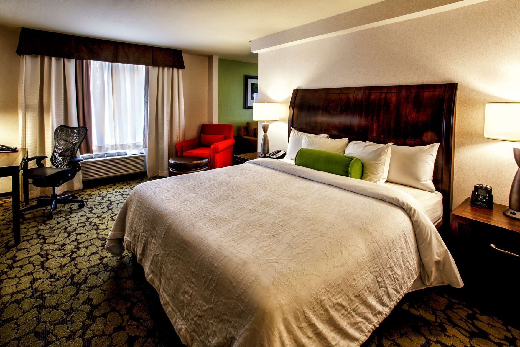 In-room safe, desk, laptop workspace, iron/ironing board