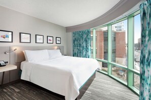 One King Bed Junior Suite | Premium bedding, pillow-top beds, in-room safe, desk