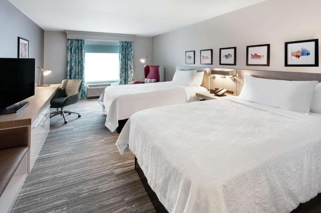 Premium bedding, pillow-top beds, in-room safe, desk
