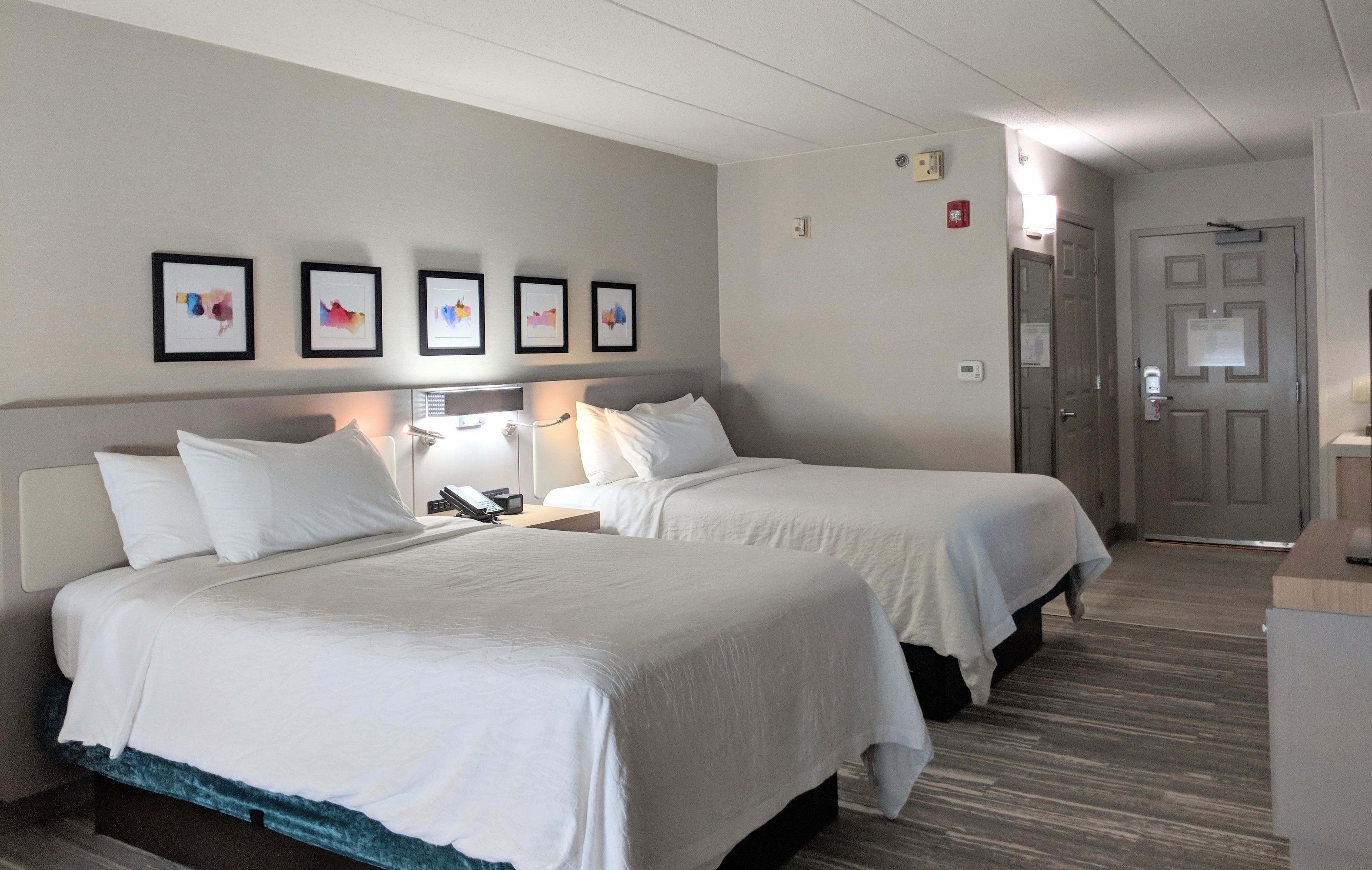 Premium bedding, pillow-top beds, in-room safe, desk