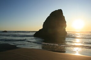 A rock formation by the sea during sunset. - Holiday Inn Express Ft Bragg by IHG (Fort Bragg)