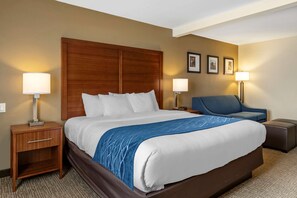Room, 1 King Bed, Accessible, Non Smoking | Pillow-top beds, desk, laptop workspace, blackout curtains
