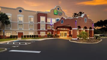 Front of property - evening/night