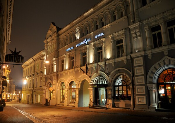 Façade de l’hébergement