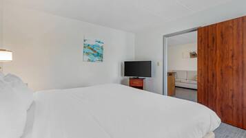 Hypo-allergenic bedding, desk, blackout curtains, soundproofing