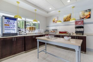 Free daily on-the-go breakfast