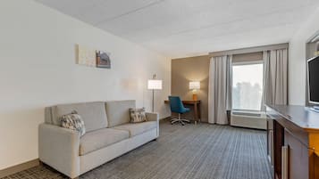 Hypoallergeen beddengoed, een bureau, verduisterende gordijnen