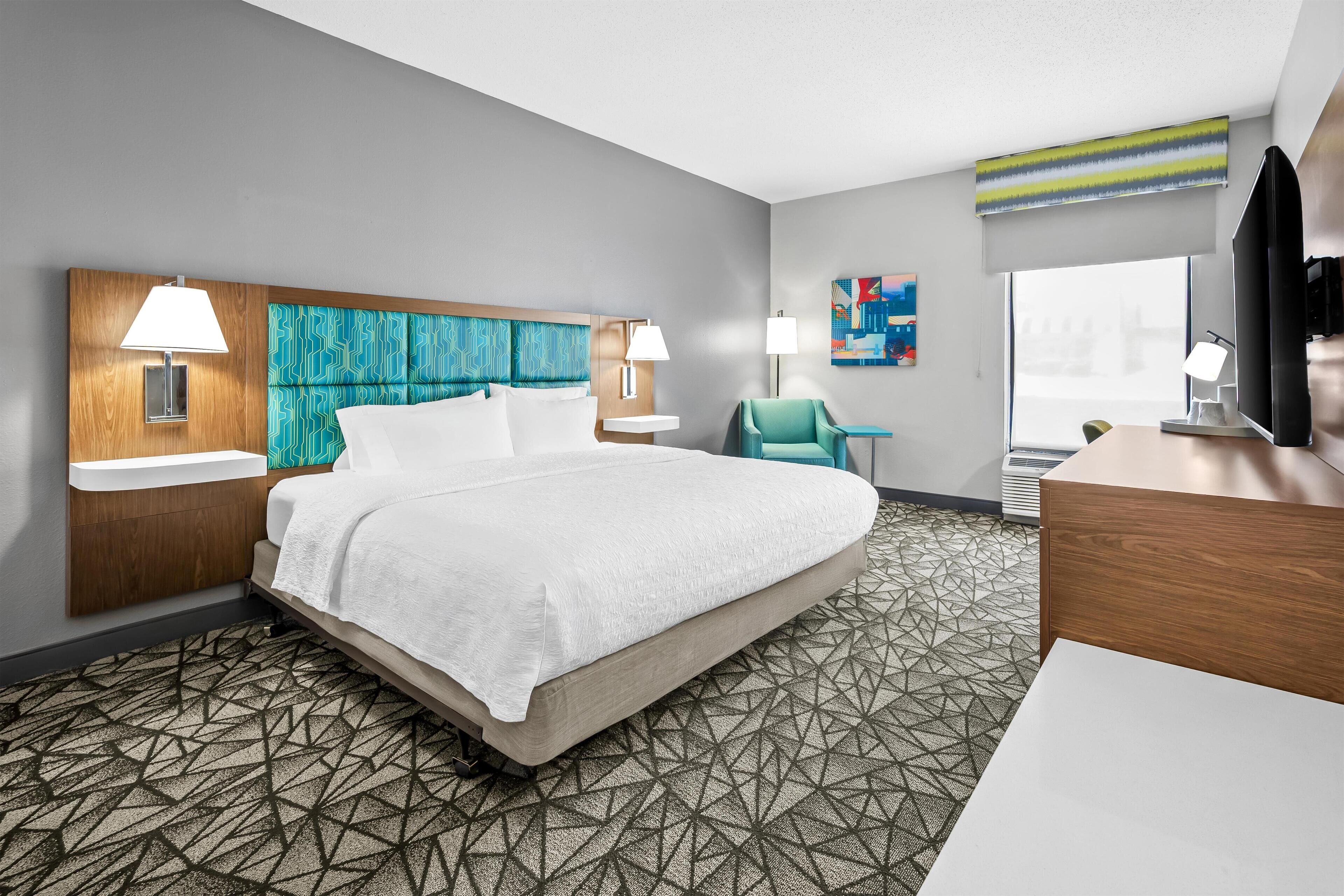 In-room safe, blackout curtains, iron/ironing board, cots/infant beds