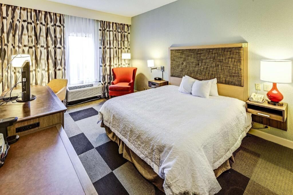 In-room safe, desk, laptop workspace, blackout drapes