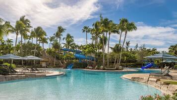 4 outdoor pools