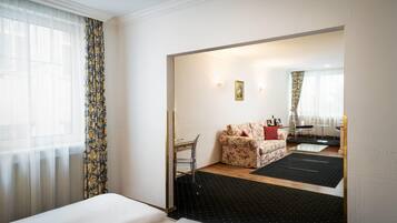 Family Room, 2 Queen Beds | Minibar, in-room safe, individually decorated, individually furnished