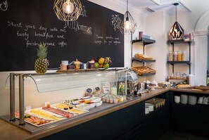Daily buffet breakfast (EUR 16 per person)