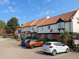 Majoituspaikan julkisivu