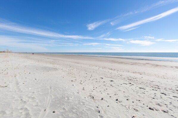 On the beach