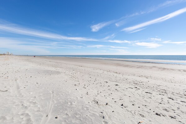 On the beach