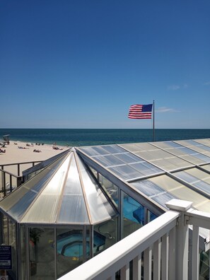 Deluxe Suite, Oceanfront, 2 Bedrooms | Terrace/patio - Ocean Club on Smuggler's Beach (South Yarmouth)