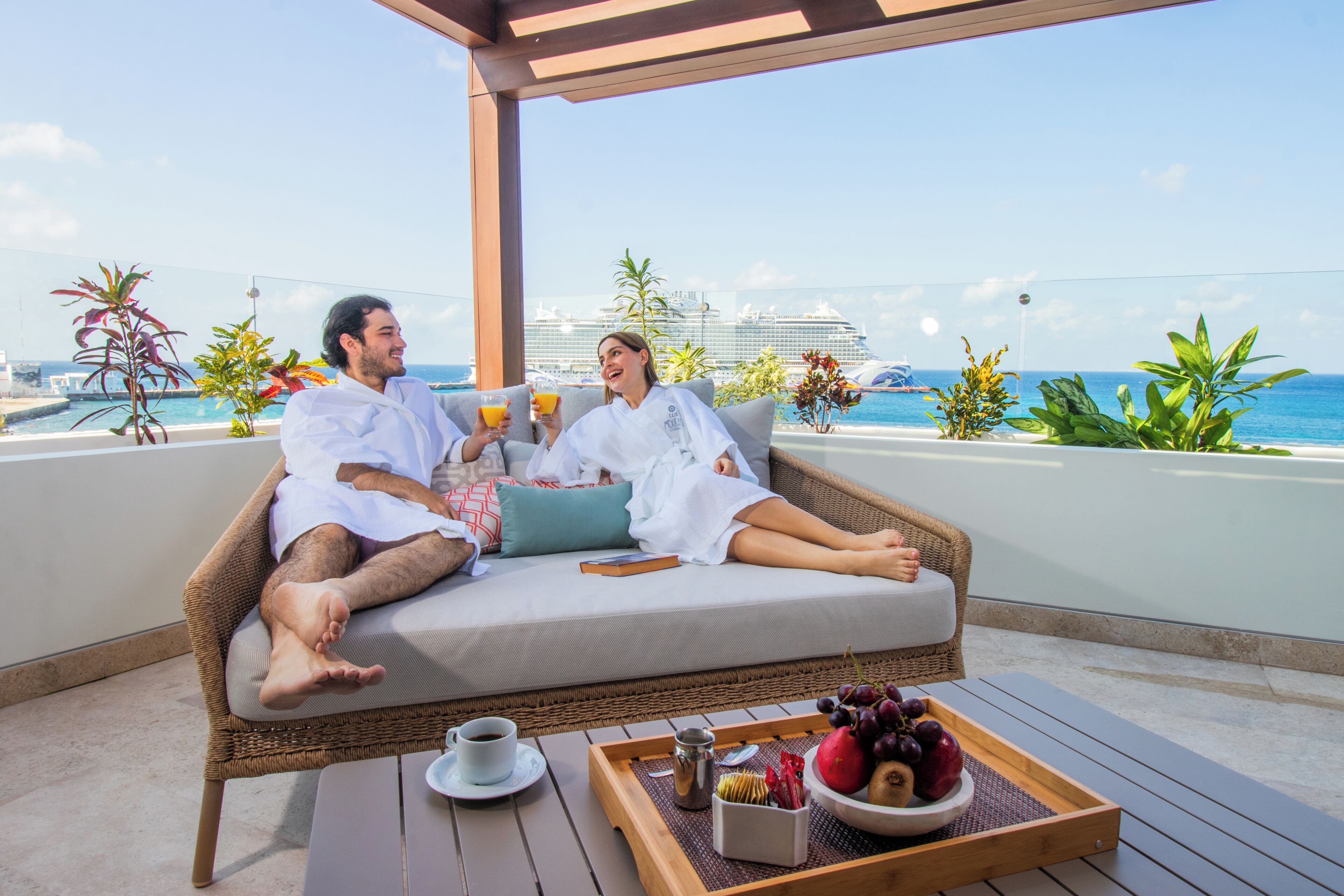 Suíte grand, vista para o mar | Fachada